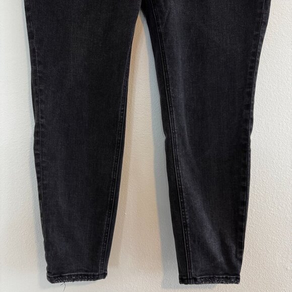 Silver High Note Skinny Jeans in Black Size 16 - Picture 4 of 9
